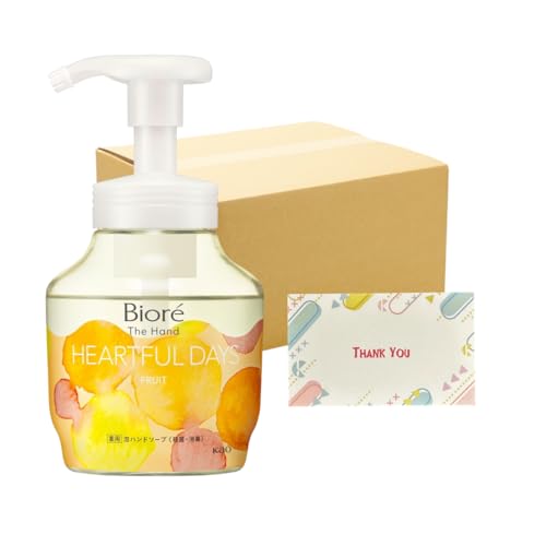 花王 ビオレ ザ ハンド 泡ハンドソープ ふっとほどける陽だまり果実の香り 本体 280ml 12個セット ハンドソープ +Kunutonnオリジナルロゴ入りeおまけ付