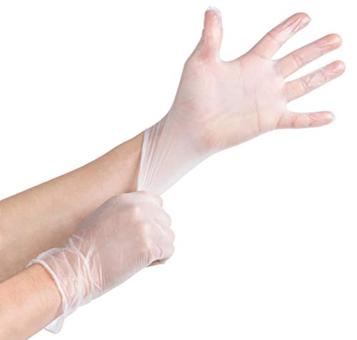 Disposable Gloves | Vinyl | Large | Powder Free | Pack of 100