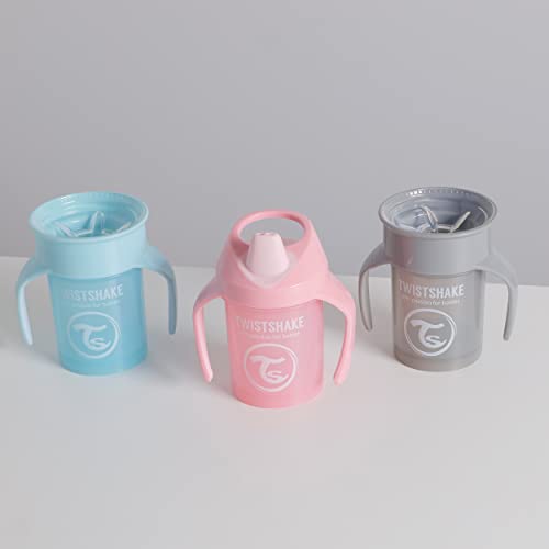 Twistshake Baby Sippy Cup Set - 3-Piece, Pink Blue, 3 pack - Image 2