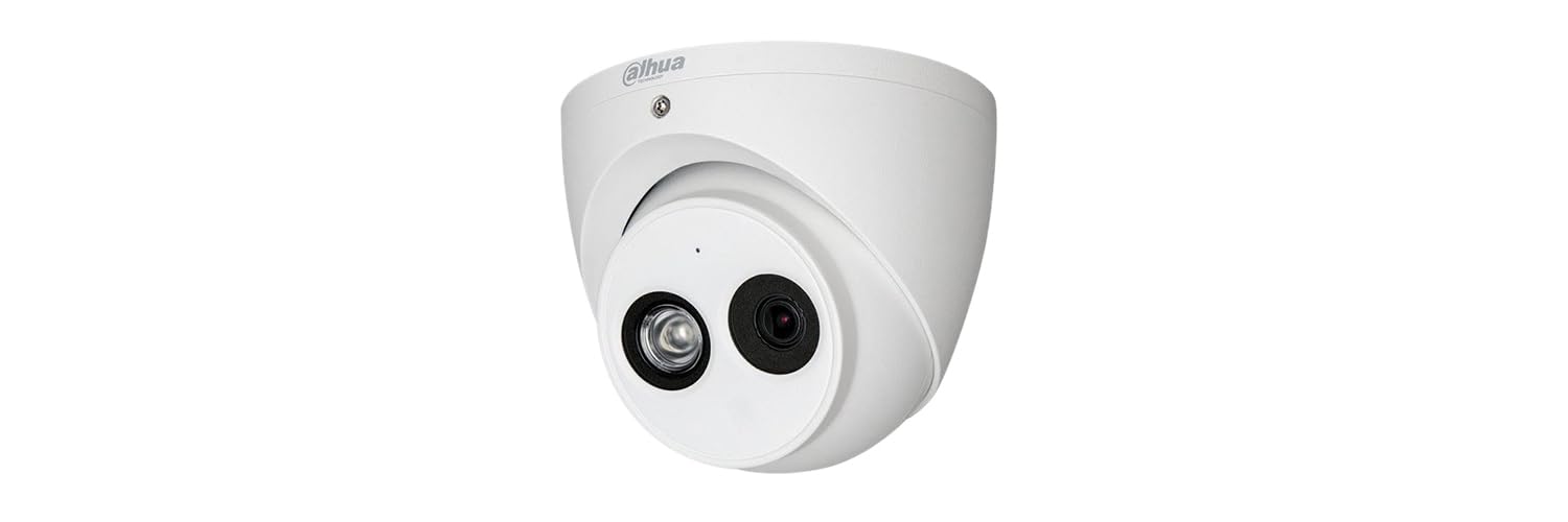 DAHUA Videocamera sorveglianza da esterno/interno HDCVI 2MP 2.8 mm con microfono HAC-HDW1200EM-A-S6