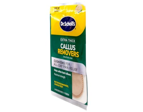 Dr. Scholl's Extra Thick Callus Removers 4 Cushions ea.(Packs of 3)