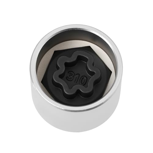 Image of MechPort Car Wheel Locking Bolt Key 310 17mm Socket Hex Drive Compatible with Mercedes Benz A C E Class Master Security