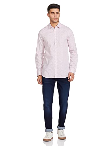 Image of Marks & Spencer Mens Solid Polyester Blend Collared Neck Regular Fit Easy Iron Shirt (Pack of 2)