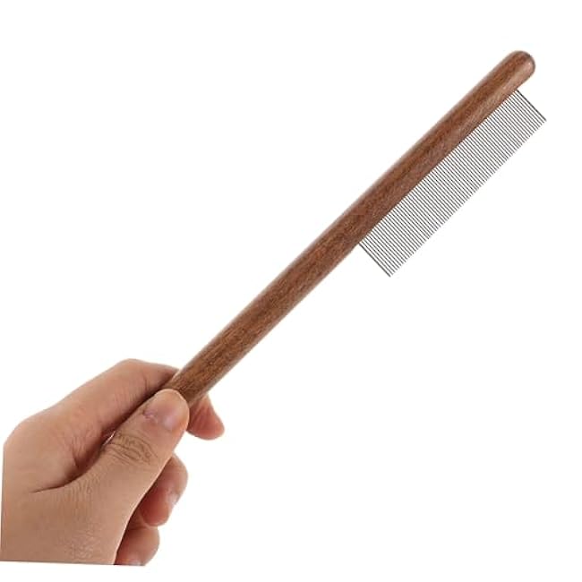 KESYOO Pet Comb Multi-function Grooming Comb Cat Supply Dog Hair Detangler Cat Grooming Supplies Dog Accessories Wooden-yjjZEuVg