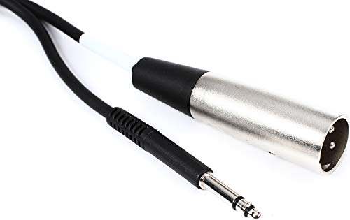 Câble TT TRS vers XLR3M Hosa TTX-103M de 0,9 m pour liaisons symétriques durables