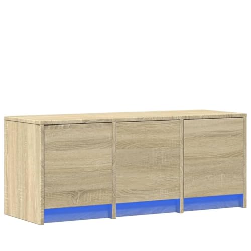 Generico Mueble para TV con LED, roble Sonoma, 97 x 34 x 40 cm, de aglomerado, kangqiling852238