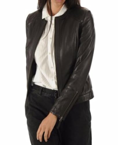 Leather Jackets For Women - Cafe Racer Style Casual Trending Fashion Real Lambskin Leather Jacket2