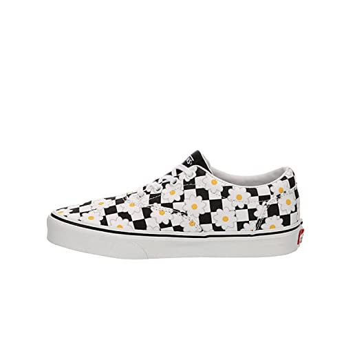 Vans Women's Doheny Sneaker, Flower Checkerboard Multi White, 6.5 UK