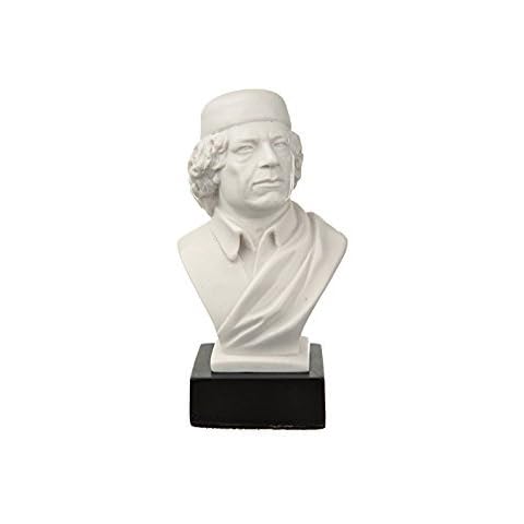 Muammar Gaddafi Marble Bust Statue 12 cm Cover