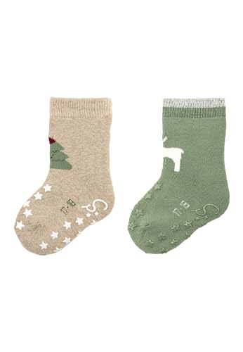 Abs Crawling Socks Dp Christmas Unisex Child ABS Crawling Socks DP Christmas