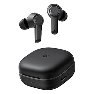 Bluetooth-koptelefoon, SoundPEATS T3 actieve ruisonderdrukking met 4 microfoons, Bluetooth 5.2-oortelefoons in het oor, draadloze ANC-oortelefoons voor heldere gesprekken, transparantiemodus, aanraakbediening, totaal 16,5 uur.