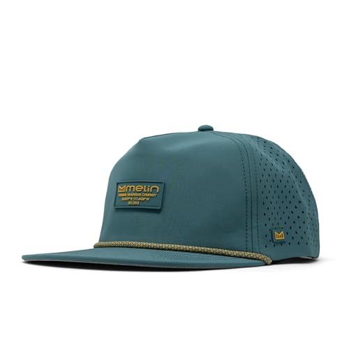 Image of melin Coronado Brick Hydro, Performance Snapback Hat, Water-Resistant Baseball Cap for Men & Women