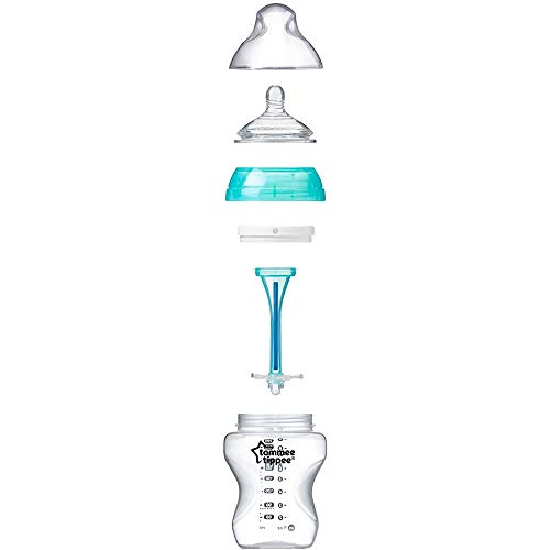 image for Tommee Tippee Anti-Colic Baby Bottles, Slow Flow Breast-Like Nipple an
