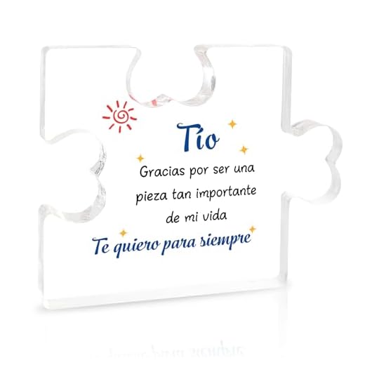 Regalo Tio Navidad Regalos Para Mi Tio Acrilico Puzzle Placa Tio Regalos De Piezas Regalos Para Tio Cumpleaños Regalo De Tía Regalo Tio Cumpleaños Regalos Hombre Navidad Regalos Originales Para Hombre