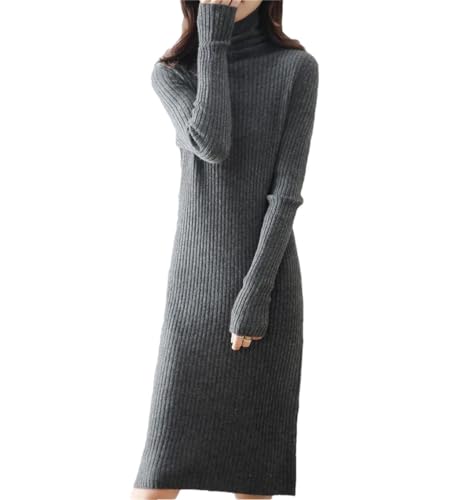 Suéteres de punto de lana merino Haitpant para mujer con un sofisticado diseño de cuello alto