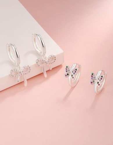 Surgical Stainless Steel Hypoallergenic Stud Hoop Earrings for Girls Women Screw Back Earrings Kids Teens Jewelry3