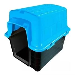 Furacão Pet - Casa de Pet para Cão e Gato, Azul, Polipropileno, Tamanho 4