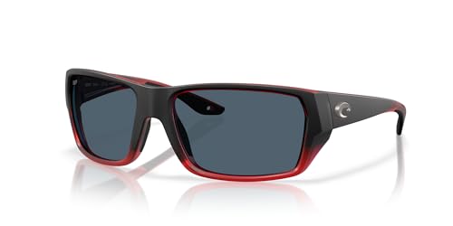 Image of Costa Del Mar Mens Tailfin Rectangular Sunglasses