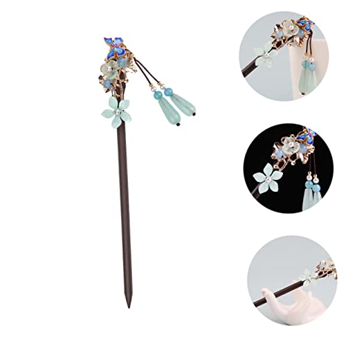 Épingles à Chignon Vintage Fleurs Perles : Accessoire Cheveux Mariage Cosplay - 7