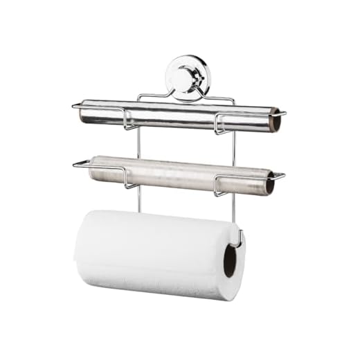 10. Suporte para Papel Toalha/Alum/Pvc Cromado - Future