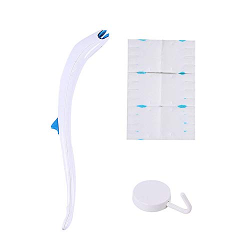 Reuvv Brosse de nettoyage de toilettes en forme de dauphin avec 12 têtes de rechange jetables Cover