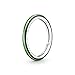 PANDORA ME Ring silber, grün Emaille 199655C03 58