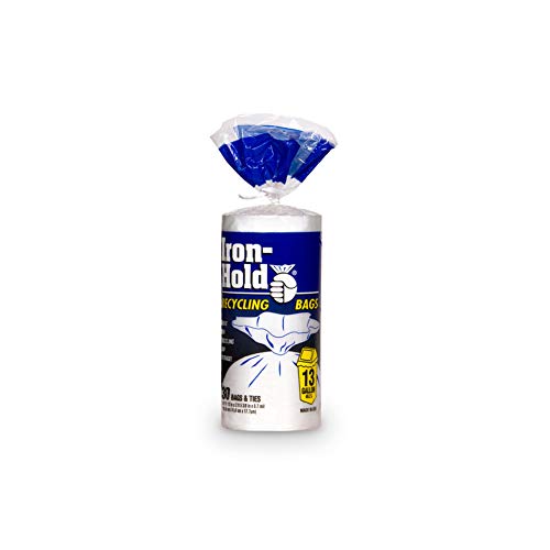 Sac poubelle de cuisine 13 gallons attache torsadée Flex Films Iron Hold Berry Plastics