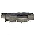 TREATLIFE HOME 7 Piece Patio Lounge Set with Cushions, Contemporary Design, Gray Rattan
