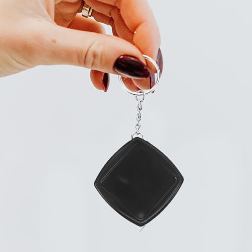 2 piezas cinta métrica mini con llavero flexible miniatura 7