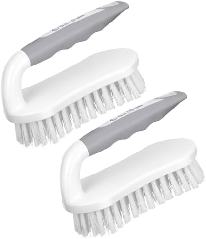 SetSail Scrub Brush, Heavy-Duty Scrub Brushes for Cleaning with Stiff Bristles Cleaning Brush for Shower, Bathroom, Carpet, K