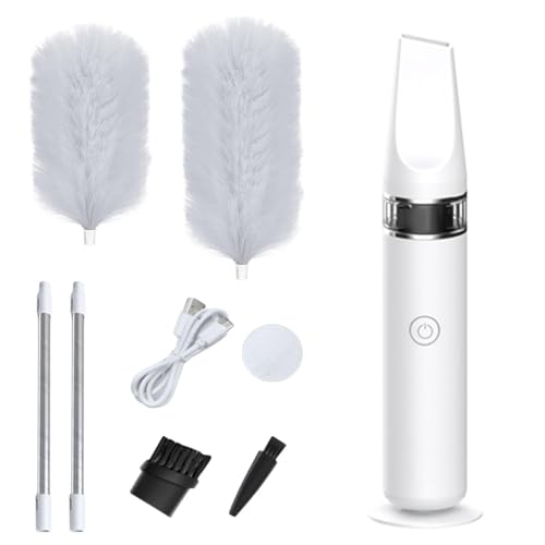 Cepillo de Plumas eléctricas - Vane Giratorio Ajustable, Duster de Polvo automático de 360 ​​° de 360 ​​° | Cepille Completamente automático Cepillo para la Limpieza del hogar Electric Dust Electrice