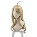 Cfalaicos Golden Long Synthetic Hair Cosplay Wig