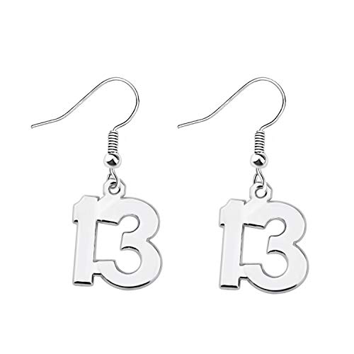 CHOORO 13th Birthday Earrings 13 Year Old Gift 13th Birthday Valentines Christmas Earrings Gift