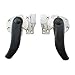 Stainless Steel Industrial Heavy-Duty Engineering High and Low Convex Door S-Shaped Advanced Rotary Seal Door Handle 1Pcs(Left)