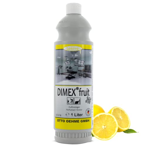 Lorito Dimex Fruit 316 Duftreiniger Konzentrat, Bodenreiniger Mittel mit Duft nach Zitrone, Reiniger für Boden und alle wasserbeständigen Oberflächen, 1 Liter