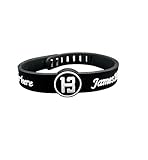 Generic Basketball Silicone Wristband - Adjustable Sports Wristband for Fans Players - Ideal Fan Gift and Training Accessory (Harden Black)