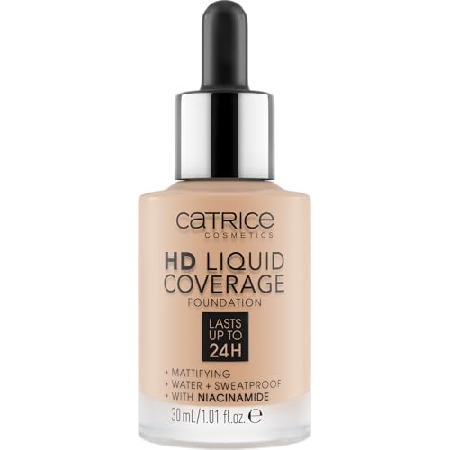 Catrice hd liquid coverage foundation sand beige 030