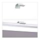 Relaxdays Duschrollo, 80x240 cm, Seilzugrollo für Dusche & Badewanne, Decke & Fenster, Badrollo wasserabweisend, grau