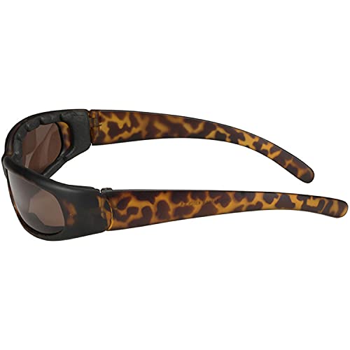 Rally Tortoise Frame/Brown Polarized Lens (43029) Rectangular Sunglasses, Black, Adult4