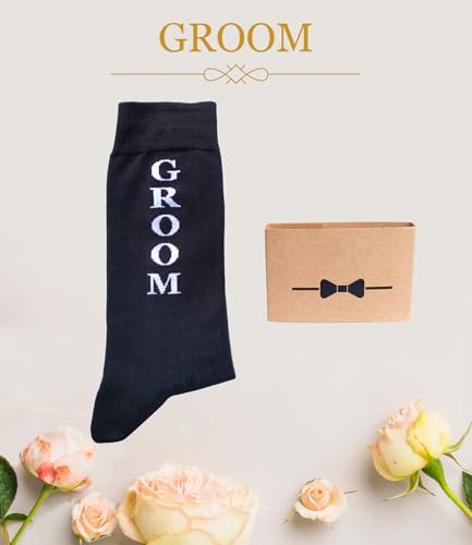 Team Groom Socks for Wedding Day, Bachelor Party, Socks Gift for Groom, Best Man, Groomsman3