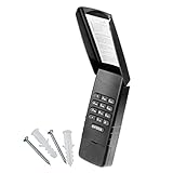 Garage Outlet Keyless Entry Remote Keypad for Liftmaster 877LM Model 8365W-267 Premium Matte Black