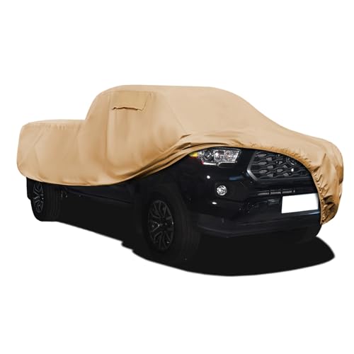 JURMON Heavy Duty Outdoor Car Cover Custom Fit for 2016-2026 Toyota Tacoma Windproof All Weather Waterproof Sun Rain UV Dust Snow Protection Outdoor Car Covers