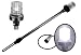 Pactrade Marine Boat LED All Round Anchor Plug-in Light SS Pole 24" w/Collar 12V
