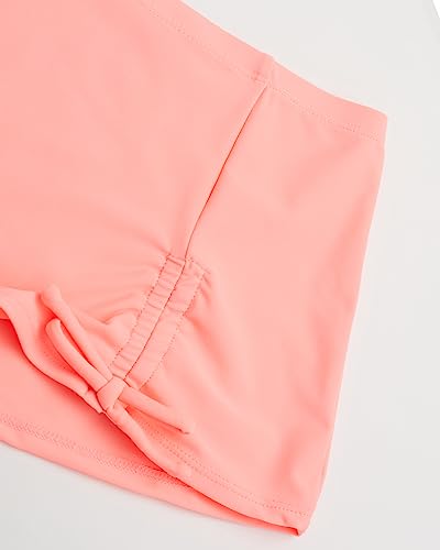 ZeroXposur Girls Swimsuit 3-Piece Set with Tankini Bathing Suit and Swim Cover Up Skirt - UPF 30+ Girls' Swimwear3