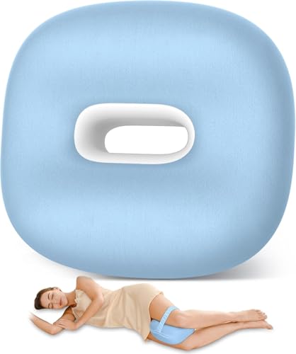 JLLYGOUS Cuscino per Gambe Dormire, Cuscino Gambe per Dormire sul Fianco, Memory Foam, Allevia il Dolore all'anca