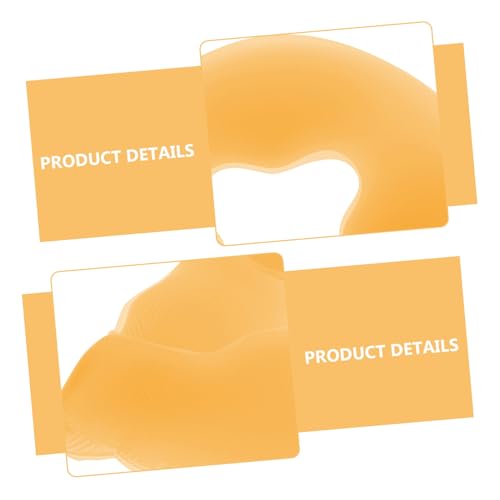 Mikinona Beauty Salon Silicone Pillow Face Support Massage Face Cushion Spa Pillow for Home Travel