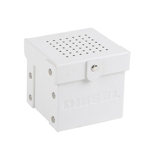 Diesel Montre pour homme Mega Chief, mouvement chronographe, boîtier en acier inoxydable noir de 59 mm avec bracelet en acier inoxydable, DZ4318