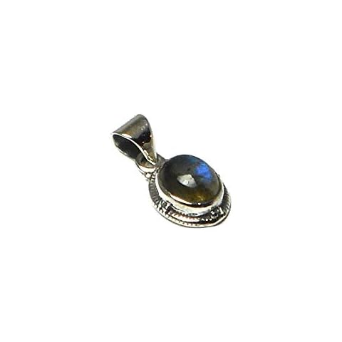 Art Gecko Small Labradorite Silver Pendant Cover
