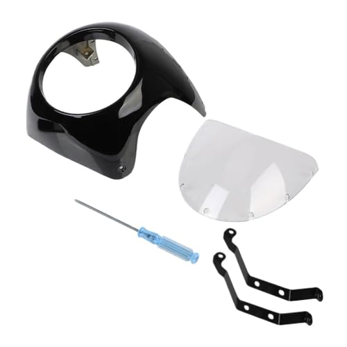 Grille phare moto 7 pouces de protection et carénage pour optique avant de 16.5 à 18 cm