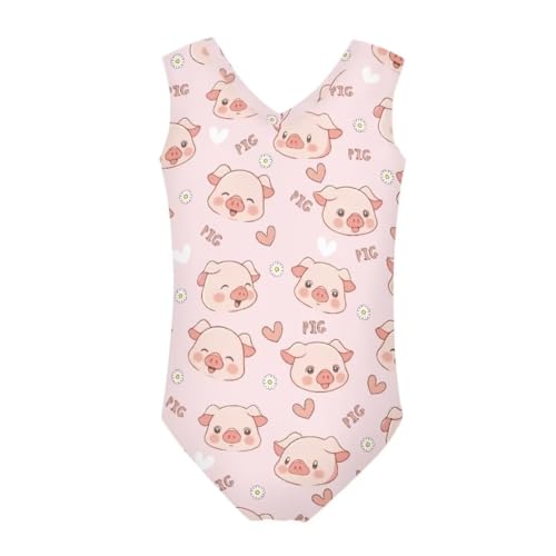 Image of Girls Swimsuit 3-14Y One Piece Swimwear Sleeveless Girls Bathing Suit